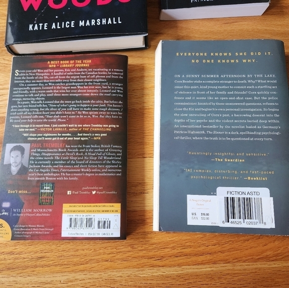 Book lot What Lies in the Woods, Dark Breed, Cabinattheendoftheworld The Sinner - Picture 2 of 4